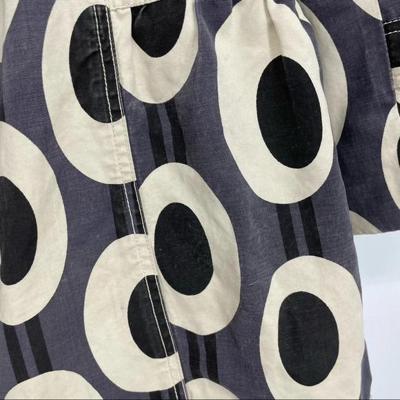 Millard Fillmore geometric pattern jacket short trench Small - Picture 4 of 7